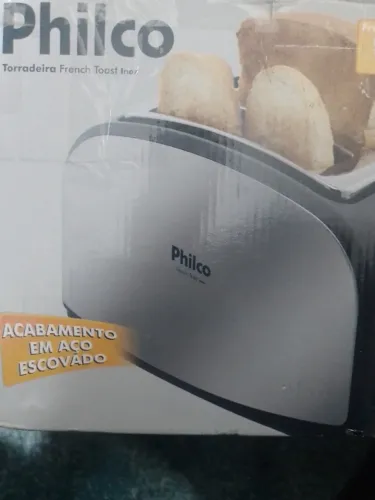 Torradeira Philco French Toast inox - nova