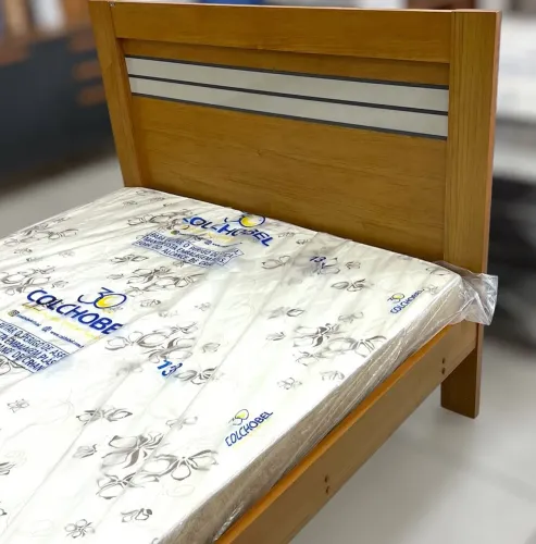 Cama casal MDF sem colchão 12x sem juros