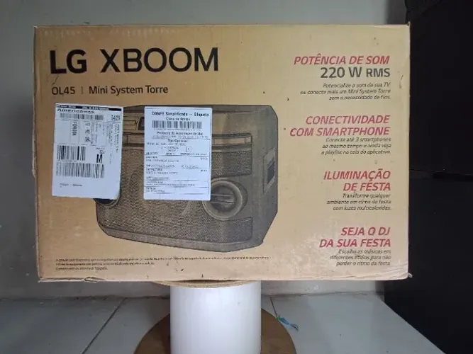 caixa de som lg xboom ol45 220w rms
