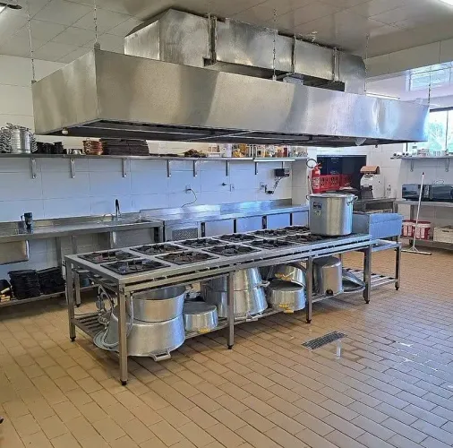 Equipamento para cozinhas industriais.