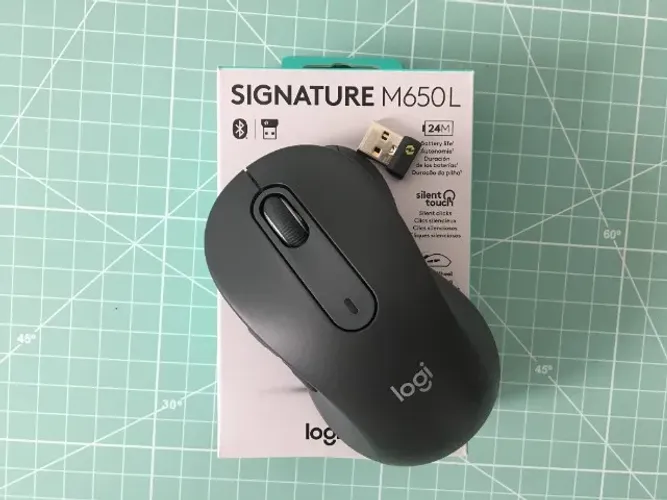 Mouse Sem Fio Logitech Signature M650 L Preto ? como novo
