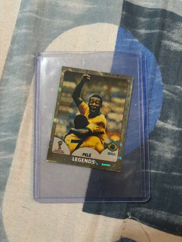 Figurinha Cromada Do Pelé N 680 Legends Original Copa 2018