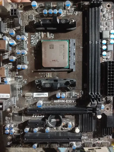 Placa mãe com com processador e memoria ram ddr3 8gb