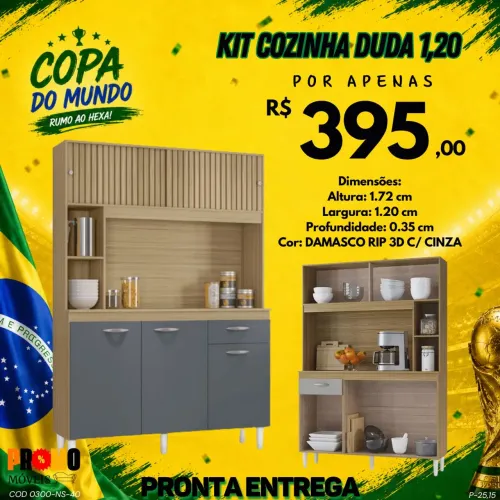 Kit cozinha Duda - ENTREGA IMEDIATA