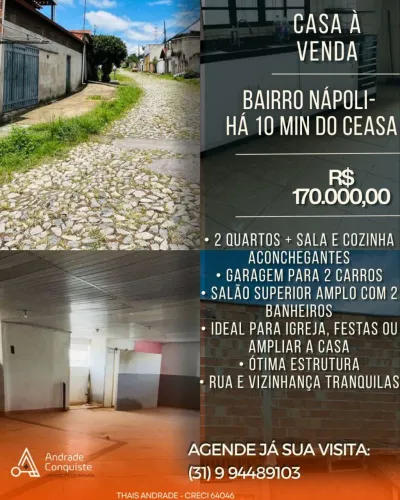 Vendo e faço permuta na região de Caeté e Ravena