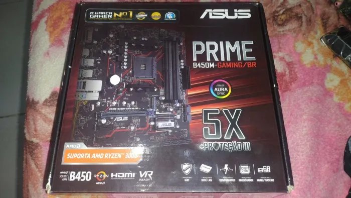 Kit Upgrade AMD: ASUS Prime B450M-Gaming/BR + Ryzen 3 2200G (Com Vídeo Integrado)