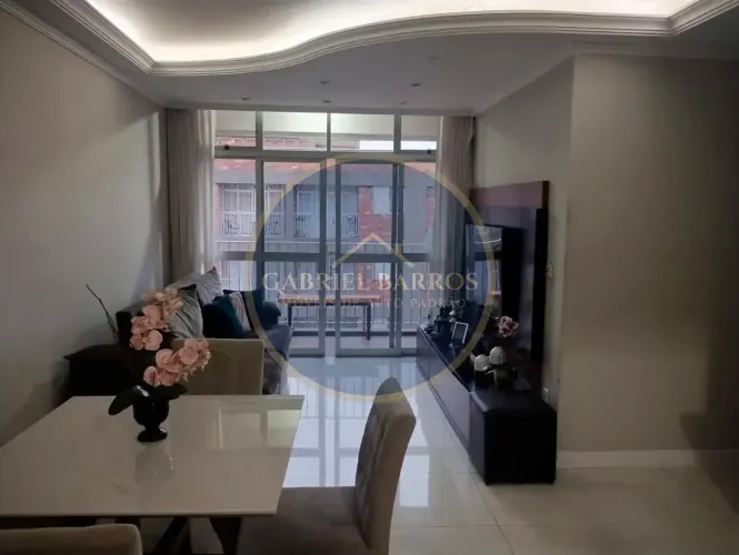 Apartamento com 90m², 3 quartos (1 suíte) e escritório no Ed. City Life, no Centro de S. J