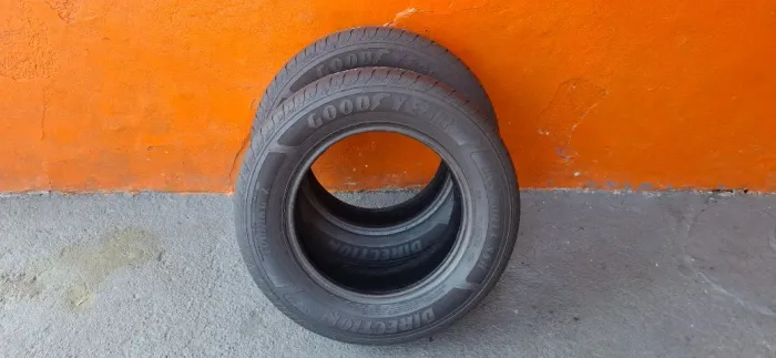 Par de Pneus Aro 14 Goodyear 185 x 70 Direction_Aceito Cartão*