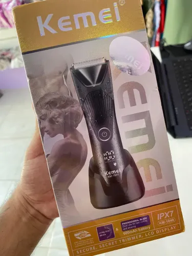 Máquina Kemei Depilação Barbeador