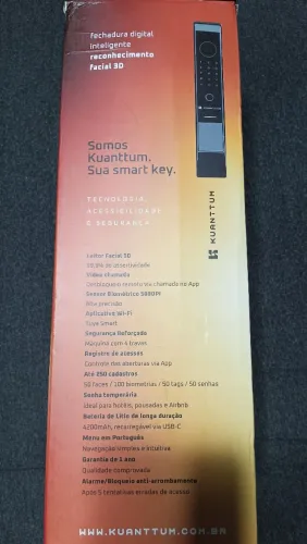 Fechadura Eletrônica Kuanttum Ômega