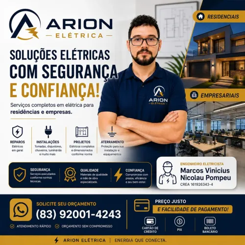 Eletricista Residencial e Empresarial | Projetos, Instalações e Reparos