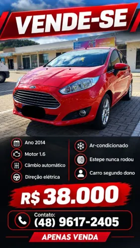 Ford Fiesta 1.6 16V Flex Aut. 5P 2014