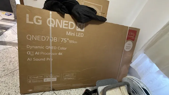 Tv LG Qned 75 polegadas mini led modelo 2026