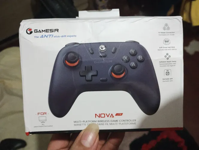 Controle Multiplataforma Game Sir T4 Nova Lite com Hall Efect Novo na caixa