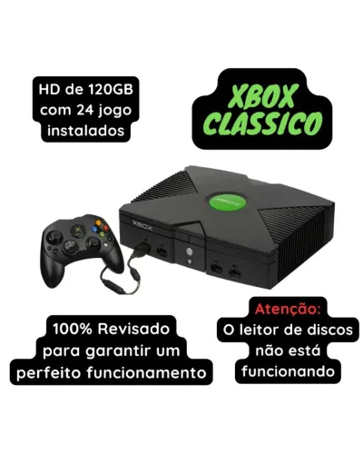 Xbox Clássico 100% Revisado