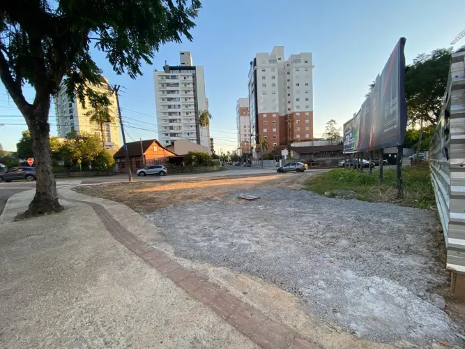 Terreno Comercial Plano frente para Rua Dona Francisca - Saguaçú