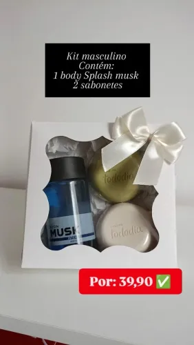 Kit masculino para presentear