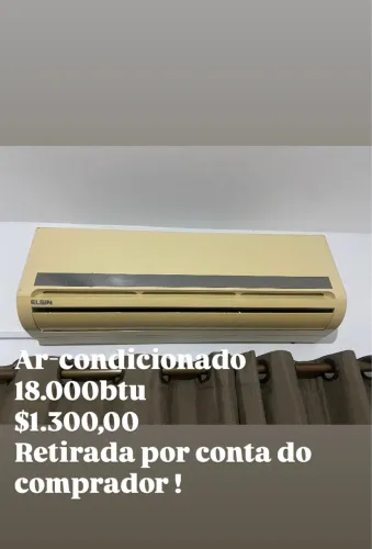 Ar-condicionado 18Mil Btus