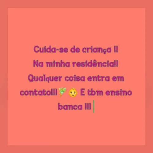 Cuida-se de criança 