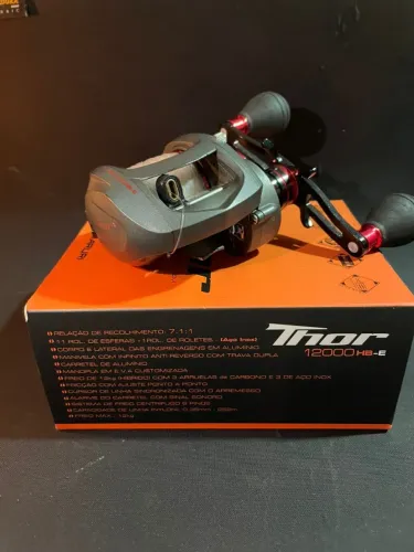 Carretilha Big Game Maruri Thor 12000 Bg Drag 12kg Esquerda