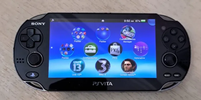 Ps Vita fat com jogos na memoria