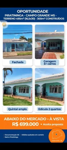 Abaixo do Mercado - OPORTUNIDADE - Piratininga