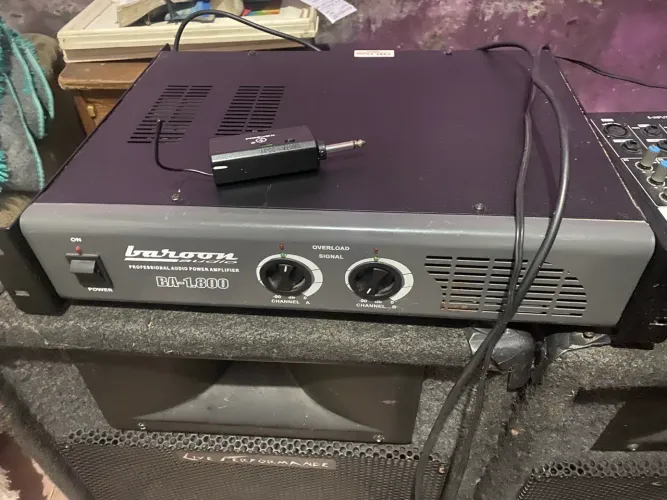 Kit Caixas acústicas, potência, mesa e microfones sem fio