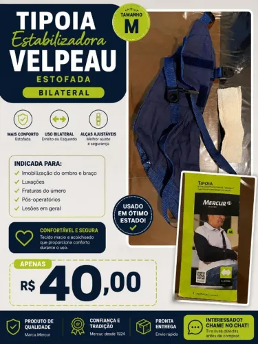 Tipoia Estabilizadora Estofada Bilateral