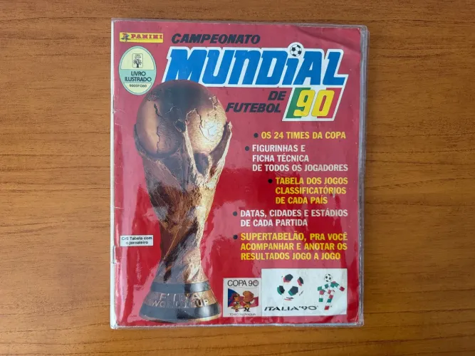 Álbum Copa 1990 COMPLETO - Perfeito