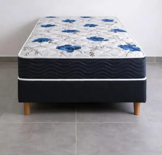CAMA BOX ORTOBOM TAMANHO SOLTEIRO