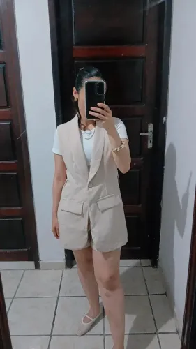 Blazer, duas peças.