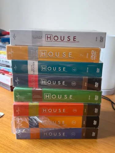 Box série house 1 a 8 temporada