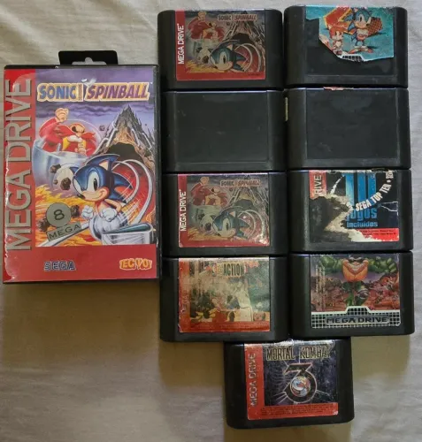Fitas de mega drive