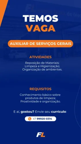 Auxiliar de serviços gerais 