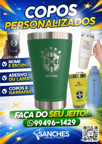 Copos Personalizados do seu jeito!