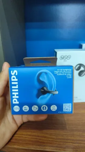 Fone bluetooth Philips Ear-Clip TAT Q2000BK