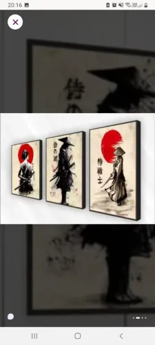 3 quadros de decoração japonesa 40×60
