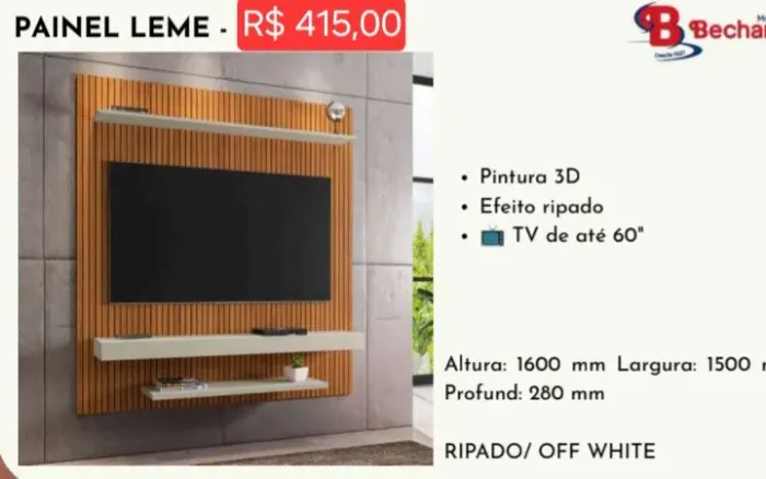 Painel Leme p/tvs até 60 polegadas (leia a descrição)