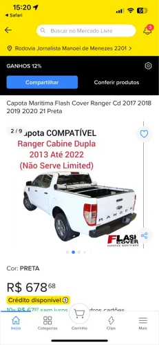 Capota Marítima ranger 