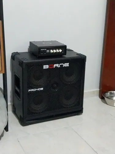 Amplificador Nanopro 150 e caixa passiva Pro 408 Borne