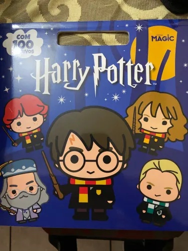 Harry Potter com 100 adesivos desenhos p colorir