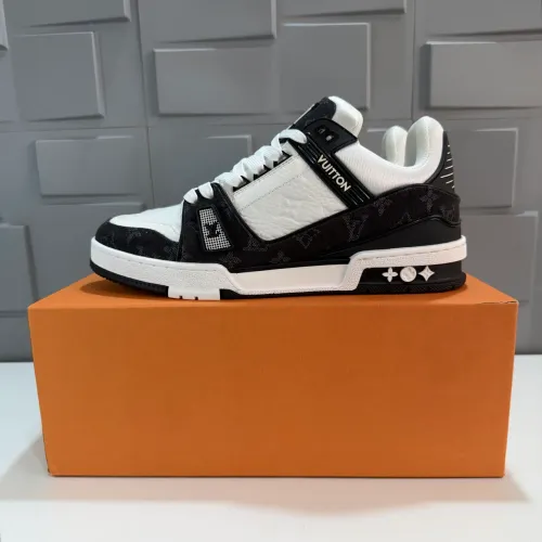 Louis Vuitton LV Trainer Denim Black White 41