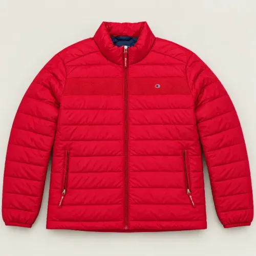 Jaqueta Champion Puffer Packable Masculina Vermelha XL