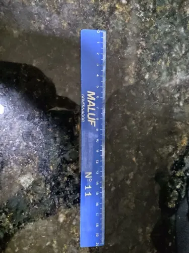 Régua 20cm - Maluf, campanha dos anos 80