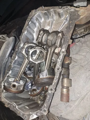 Eixo e biela e kart do motor 1.6 16 cintroen e peigoit