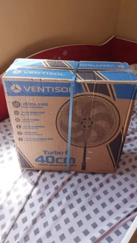 Ventilador 40 cm 6 pa de pe novo na caixa 110w