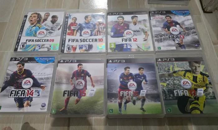 Lote Jogos Fifa de Ps3
