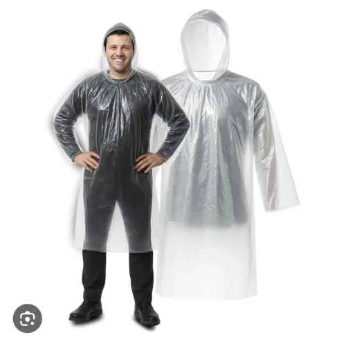 Capa de Chuva de Plástico