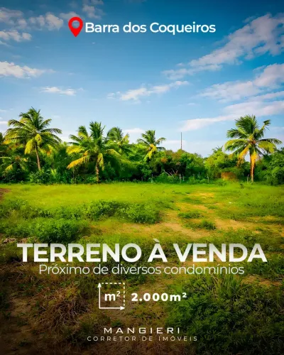 Terreno de 40.000m² na Barra dos Coqueiros | Eixo de Expansão e Alto Potencial