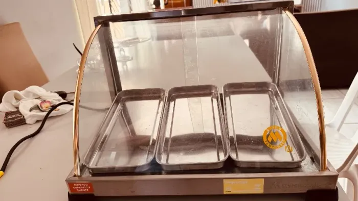 Estufa térmica para salgados 
